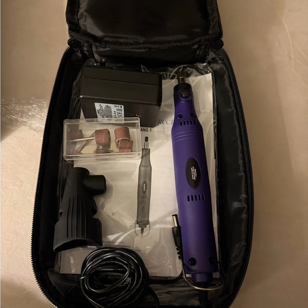 Andis Professional Nail Grinder - Vibrant Purple
